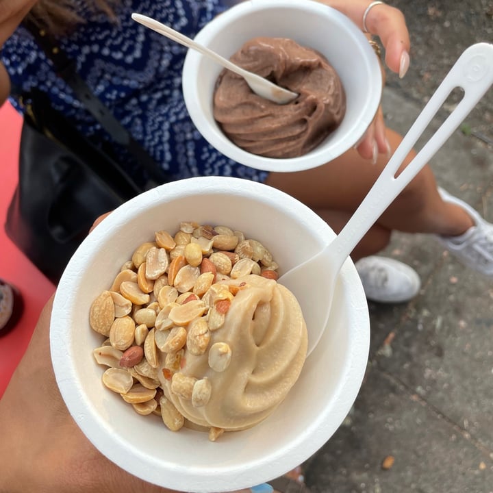 photo of Eb & Bean Local Organic Frozen Yogurt (NE) Palm Sugar Peanut Butter shared by @sarahrchow on  14 Aug 2021 - review