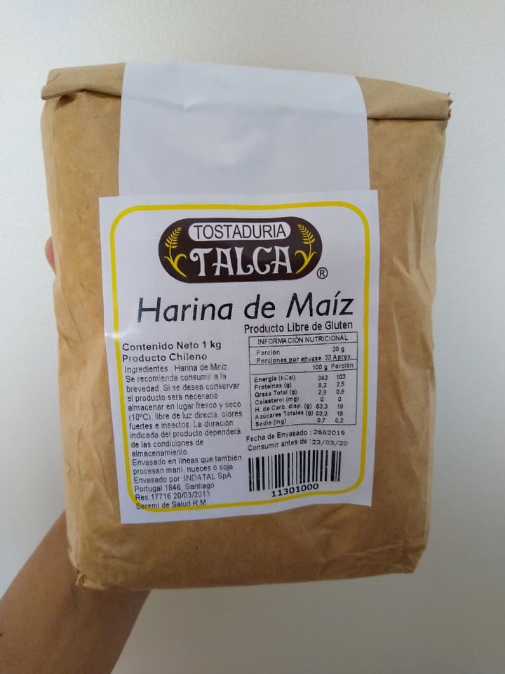 photo of Tostaduría talca Harina de Maiz shared by @creando on  22 Mar 2020 - review