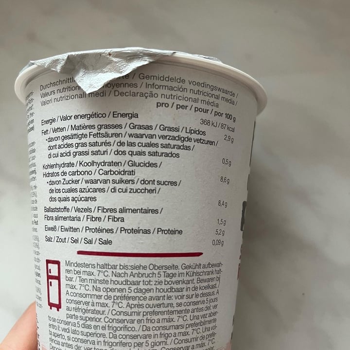 photo of Provamel skyr style raspberries shared by @lori135 on  22 Oct 2022 - review
