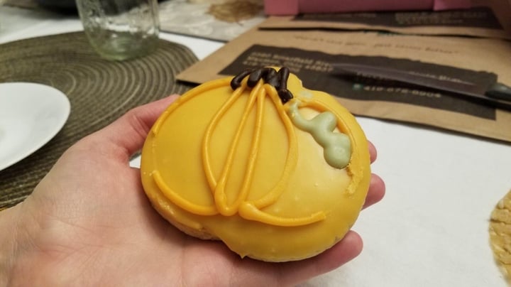 photo of Pattycake Bakery Pumpkin Sugar Cookie shared by @lisseatsplants on  28 Nov 2019 - review
