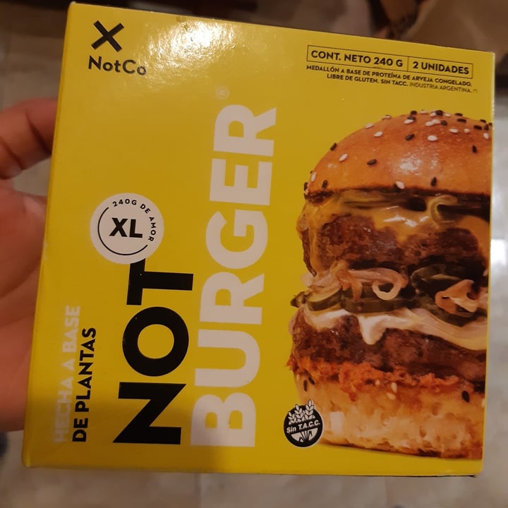 photo of NotCo Not Burger XL shared by @giseveg on  31 Dec 2020 - review