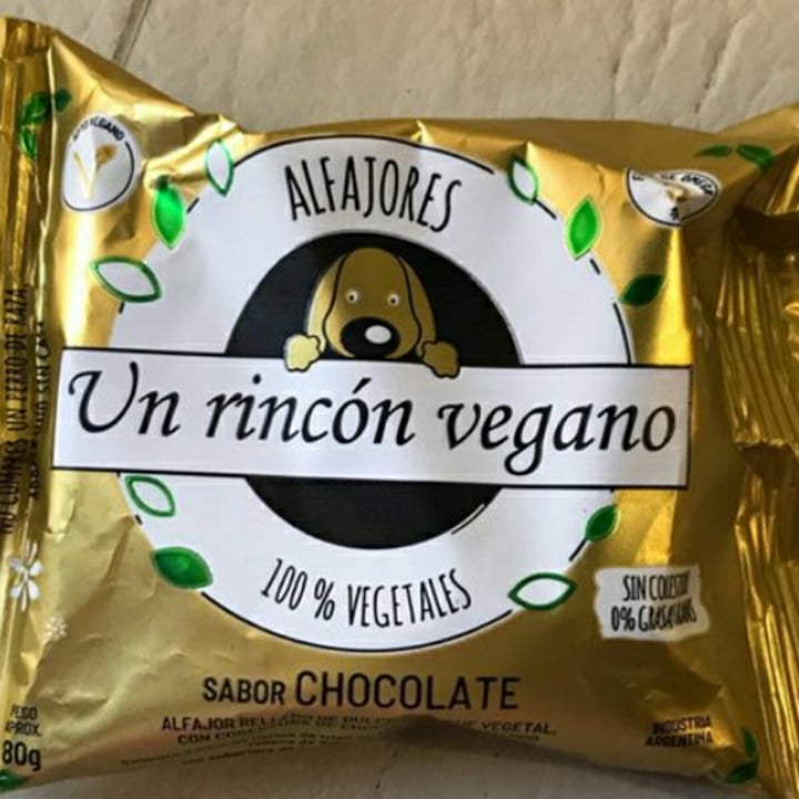 photo of Un Rincón Vegano Alfajor Chocolate shared by @juliocruz09 on  01 Sep 2020 - review