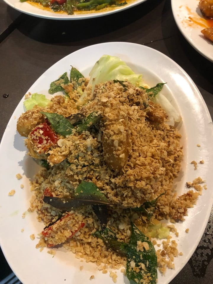 review photo of Divine Realm Vegetarian Restaurant Cereal prawn shared by @chrishineerita on 15 Jul 2019 - review