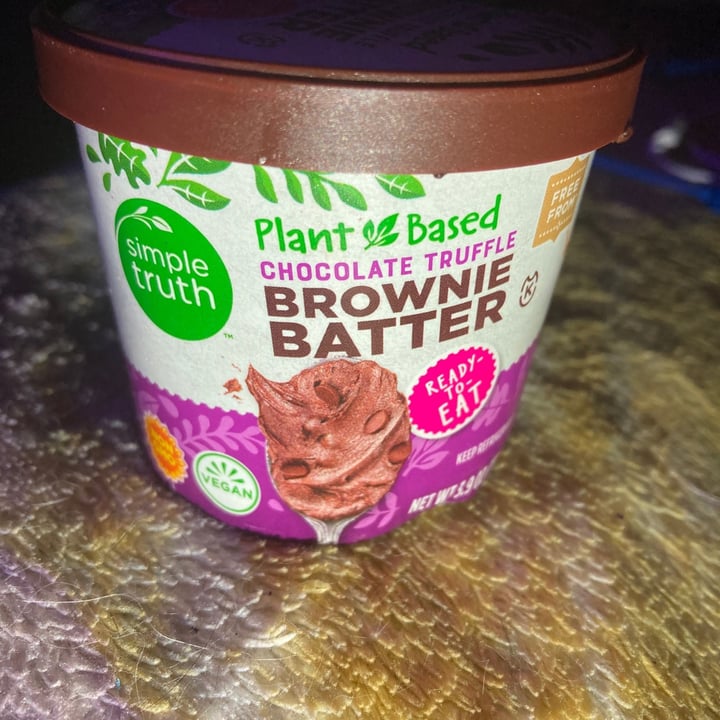 photo of Simple Truth Plant Based Chocolate Truffle Brownie Batter shared by @maisietheblindhen on  13 Dec 2020 - review