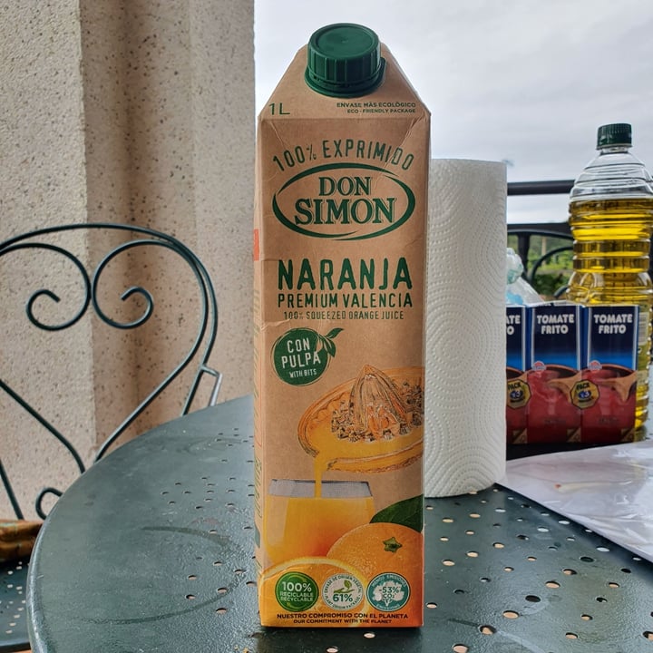 review photo of Don Simon Zumo de naranja 100% exprimido con pulpa shared by @mcn on 02 Sep 2021 - review