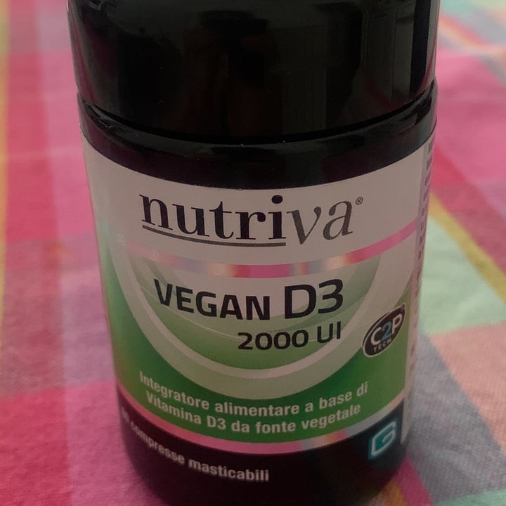 photo of Nutriva  VeganD3 2000UI shared by @francescachieppa18 on  02 Sep 2022 - review
