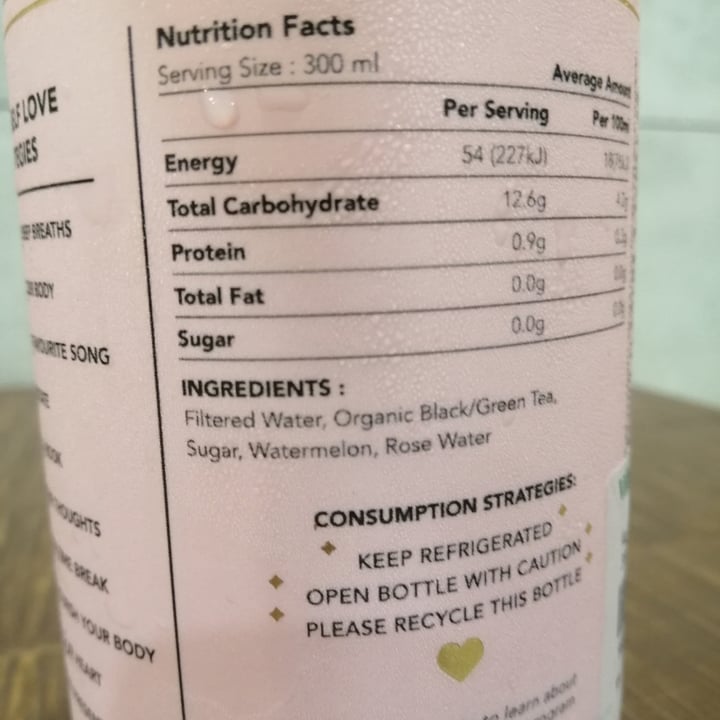 photo of Healthy Ever After Water Rose Artisan Kombucha shared by @moralcompassion4all on  28 Mar 2021 - review