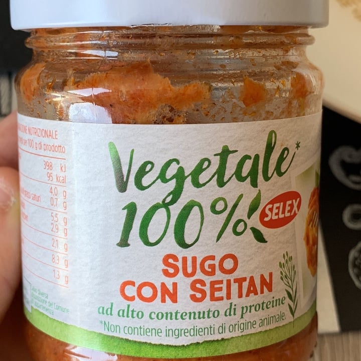 photo of Vegetale 100% Selex Sugo Con Seitan shared by @sabrinamarangoni on  11 Apr 2022 - review