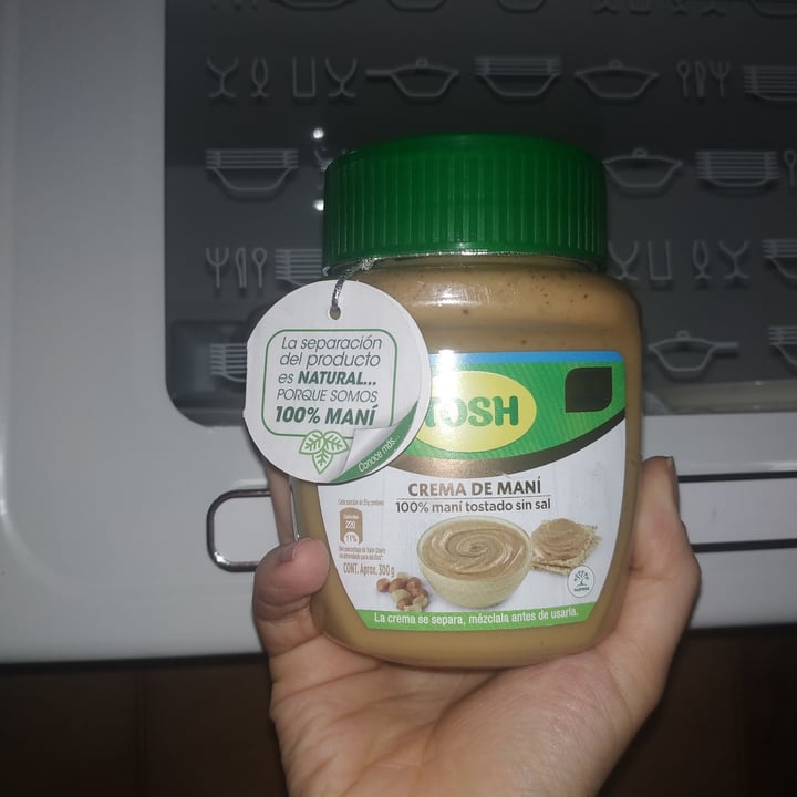 photo of Tosh Crema de maní shared by @laucast on  16 Apr 2021 - review