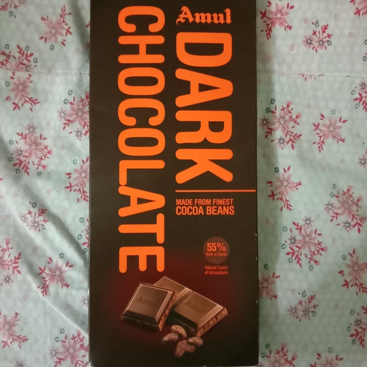 photo of Amul Dark Chocolate shared by @vinayakamarnath on  08 Jul 2020 - review