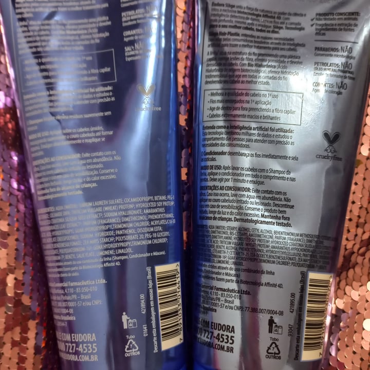 review photo of Eudora Shampoo Siàge Hair-plastia shared by @veronicafonte on 01 May 2022 - review