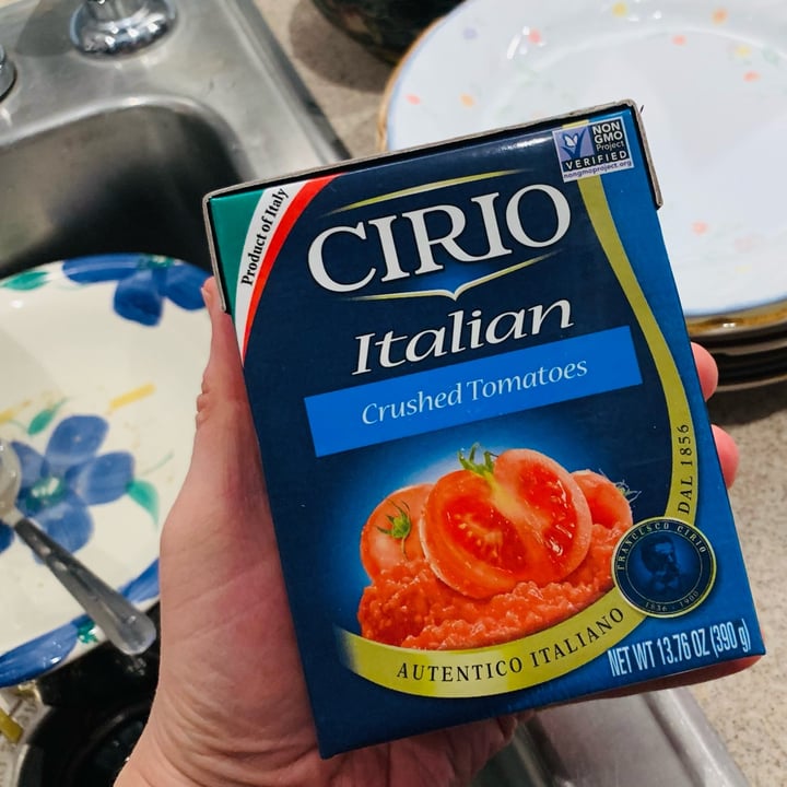 photo of Cirio Italian Crushed Tomatoes shared by @allhess on  05 Jan 2022 - review