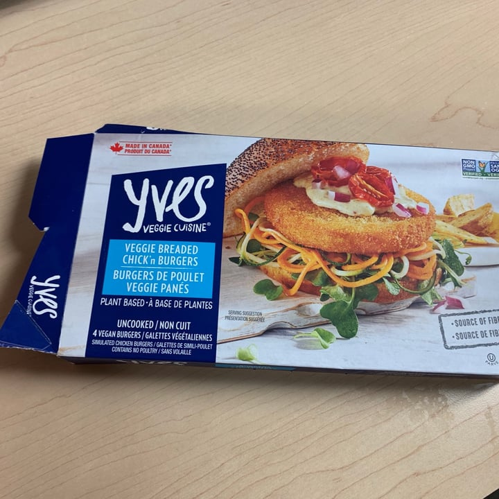 review photo of Yves Veggie Cuisine Yves veggie breaded chick'n burgers shared by @silvita66 on 29 Jun 2021 - review