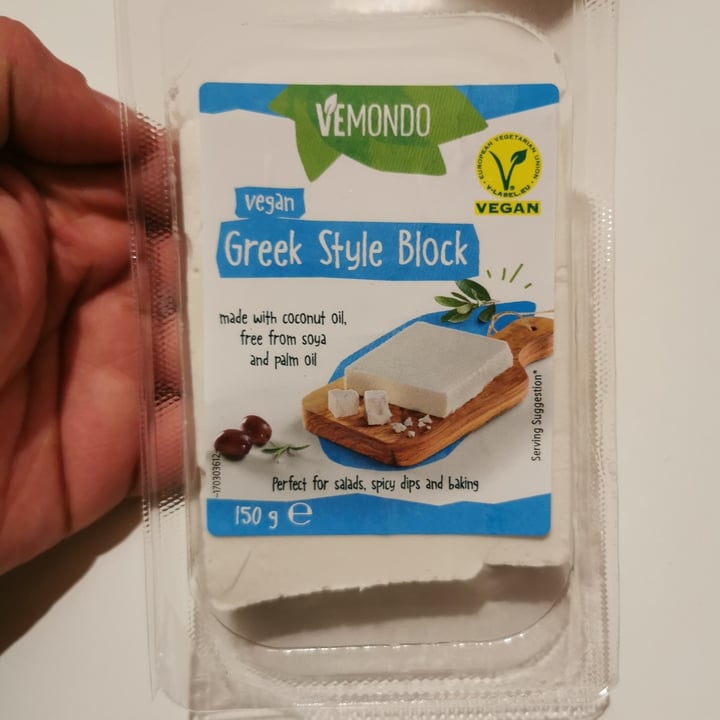 photo of Vemondo Vegan Greek Style Block shared by @corydp on  03 Feb 2022 - review