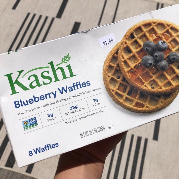 photo of Kashi Blueberry waffles shared by @smallbird on  13 Jun 2021 - review