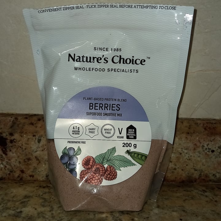 photo of Nature's Choice Berries superfood smoothie mix shared by @carmell on  19 Jan 2021 - review