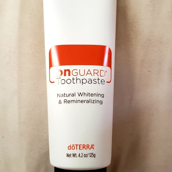 photo of dōTERRA on guard toothpaste shared by @calamitytam68 on  19 May 2022 - review
