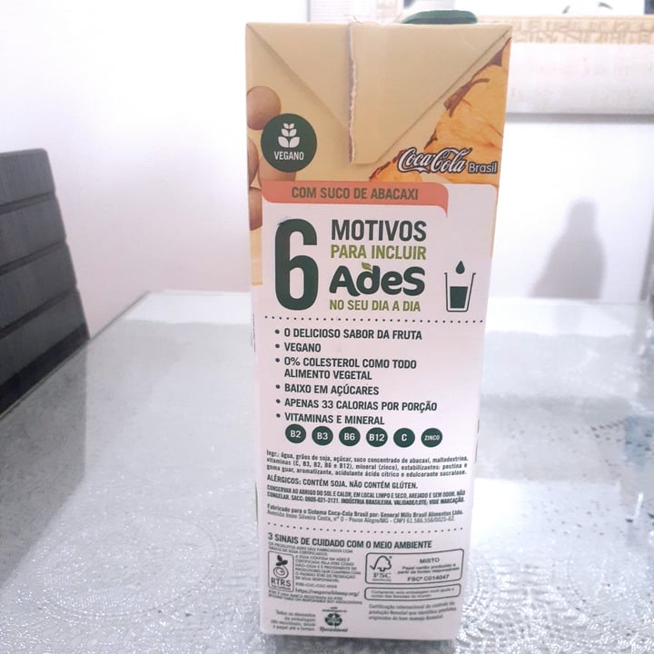 review photo of Ades Ades de soja sabor abacaxi shared by @dimitriathos on 01 Jun 2022 - review