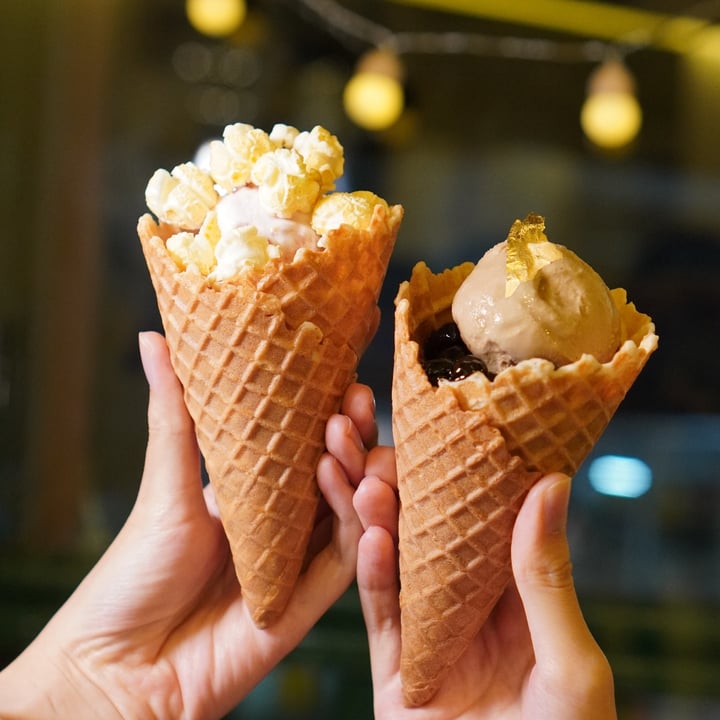 photo of Well Loft VIETNAMESE COFFEE BOBA CONE shared by @jxvegjournal on  09 Dec 2020 - review