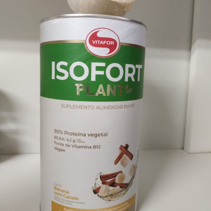 photo of Vitafor Isofort Plant sabor paçoca shared by @crisbenetton on  26 Apr 2022 - review