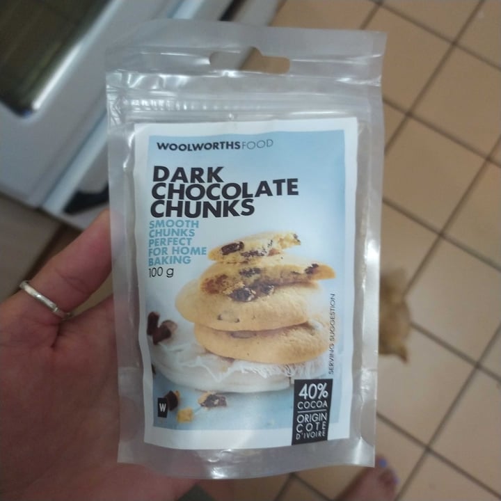photo of Woolworths Food Dark chocolate chunks shared by @shanhart on  09 Dec 2020 - review