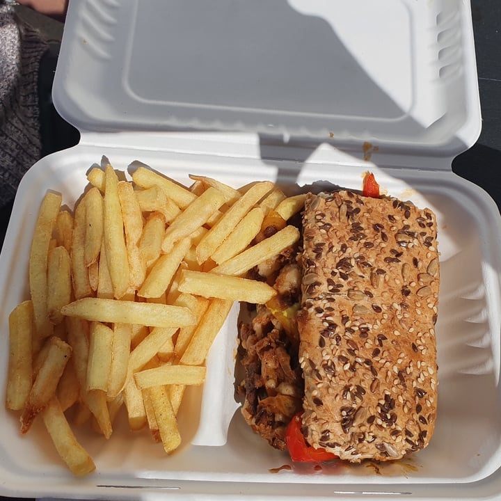 review photo of The Fussy Vegan Texan cheesesteak sub shared by @marcellekeet on 30 Jul 2021 - review
