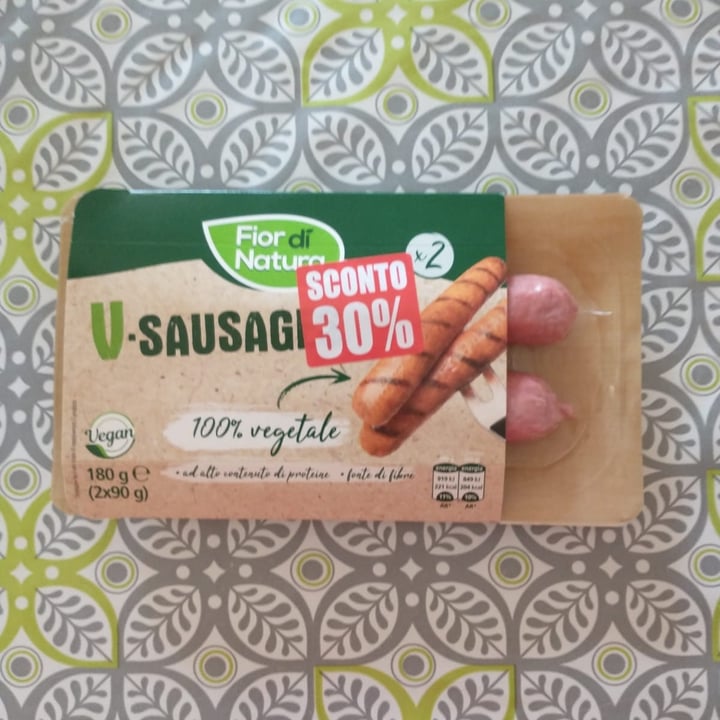 photo of Fior di Natura V-Sausages shared by @signormusetto on  16 Sep 2022 - review