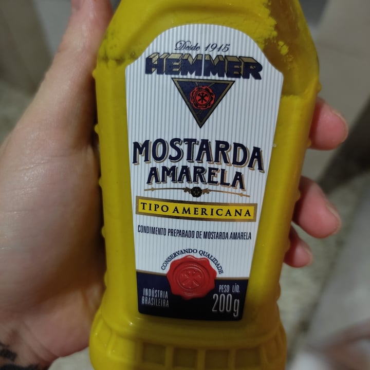 photo of Hemmer Mostarda Amarela Tipo Americana shared by @llaurinharesende on  31 Jan 2022 - review