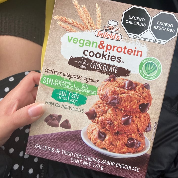 photo of Taifeld’s Vegan & Protein Cookies con Chispas de Chocolate shared by @veganskater on  26 Jul 2021 - review