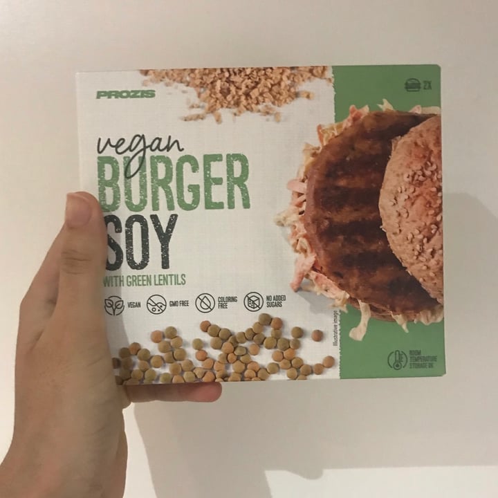 photo of Prozis Vegan Burger Soy shared by @peachpatri on  06 Aug 2021 - review