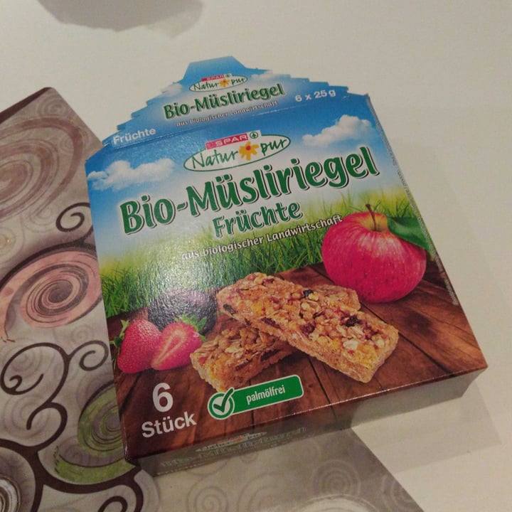 review photo of Spar Natur pur Bio Müslieriegel Fruchte shared by @monicacasasola on 15 Mar 2022 - review