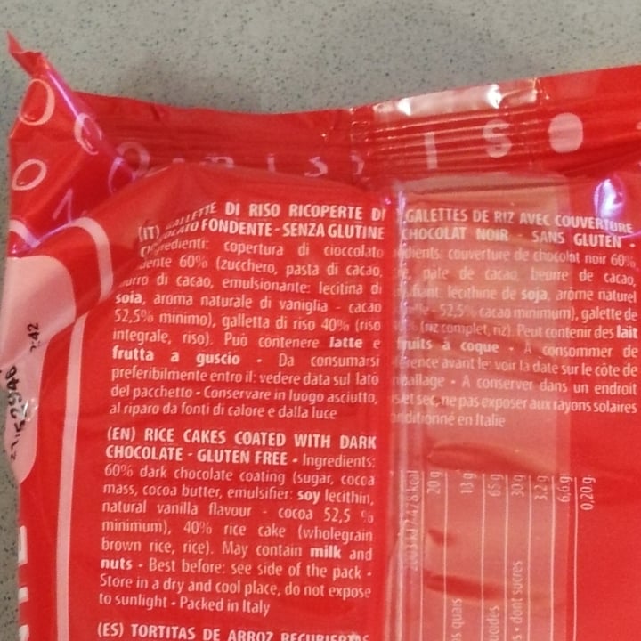 review photo of Ok BRIO Gallette di riso con cioccolato fondente shared by @tila on 09 Apr 2022 - review