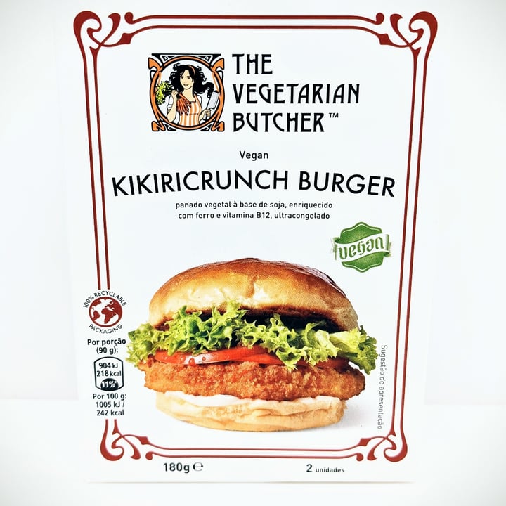 review photo of The Vegetarian Butcher Kikiricrunch Burger shared by @mariadelia on 22 Mar 2022 - review