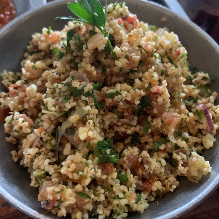 review photo of Eretz Cantina Israeli Ensalada Tabule shared by @cotiesposito on 05 Sep 2021 - review