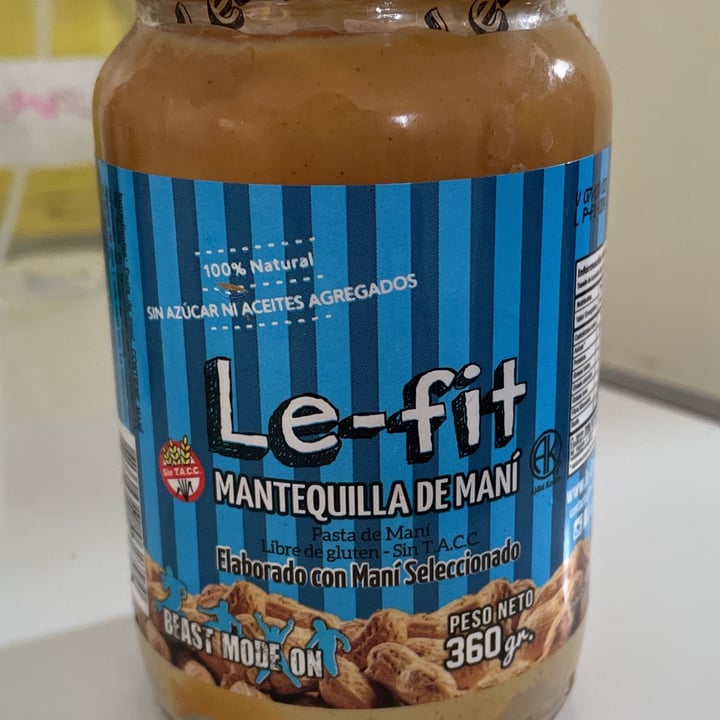 photo of Le-Fit Mantequilla De Mani shared by @ekanitanutricion on  23 Sep 2022 - review