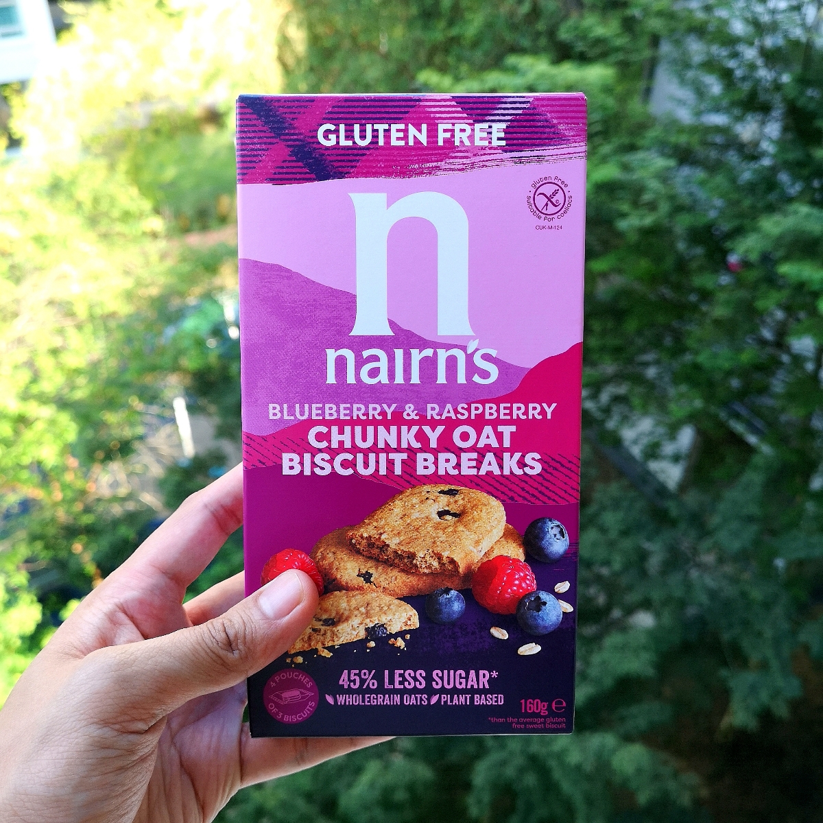Chunky Raspberry Chunky Oat, Blueberry and Raspberry from Nairn's - Vegan Product ...