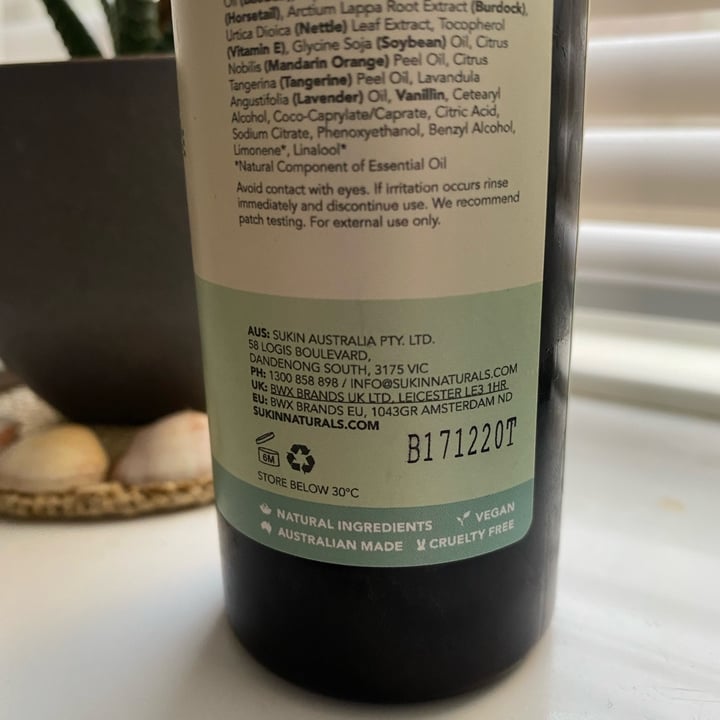 photo of Sukin Leave-in Conditioner shared by @larisafalcao on  16 May 2022 - review