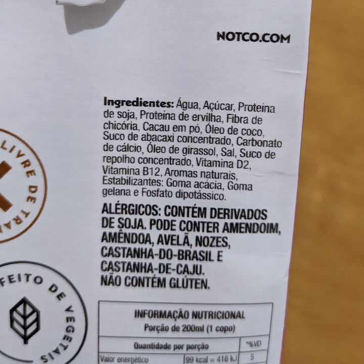 review photo of NotCo Not Milk Chocolate shared by @bjornopanda on 12 May 2022 - review