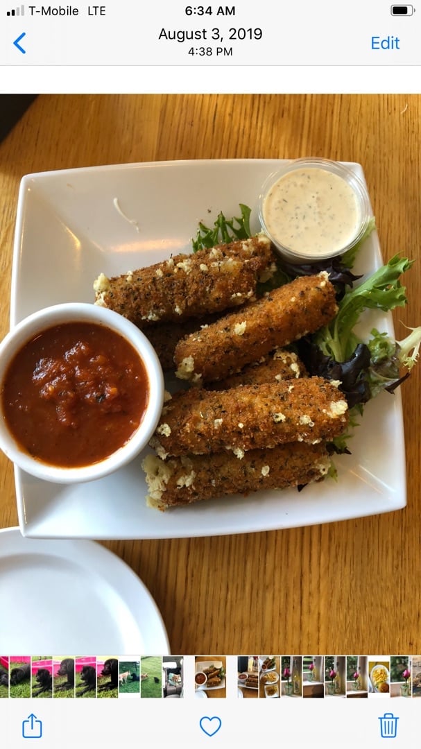 photo of J. Selby's Mozzarella Sticks shared by @k8denson on  12 Apr 2020 - review