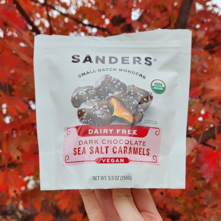 photo of Sanders Dairy Free/Vegan Dark Chocolate Sea Salt Caramels shared by @rosieb33 on  16 Oct 2022 - review