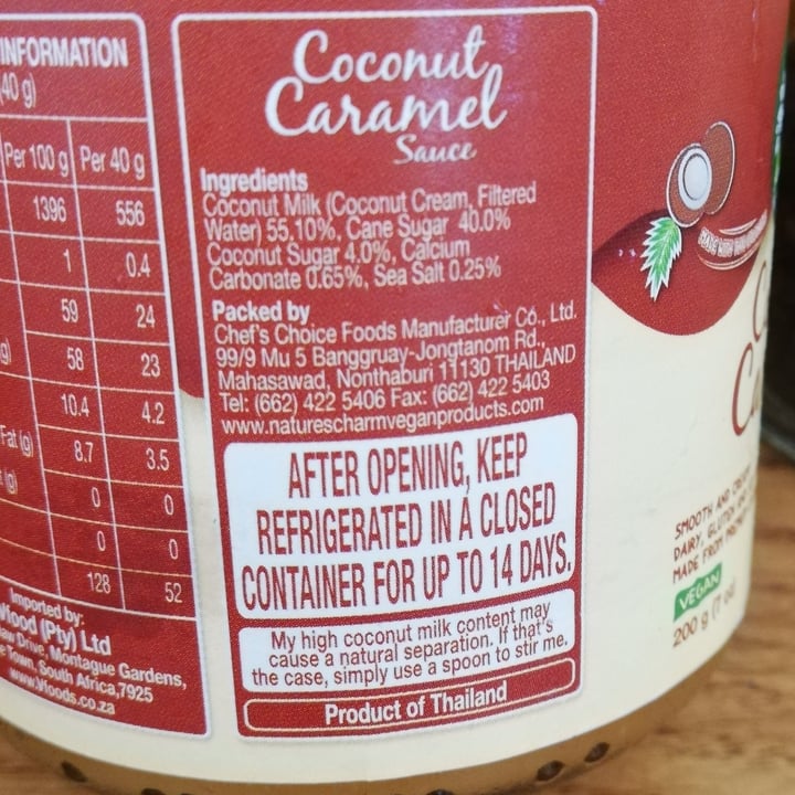 photo of Nature's Charm Coconut caramel sauce shared by @simonel on  13 Feb 2021 - review