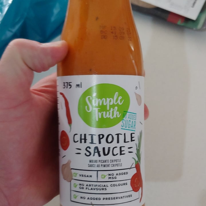 photo of Simple Truth Chipotle Sauce shared by @chado on  26 Oct 2021 - review