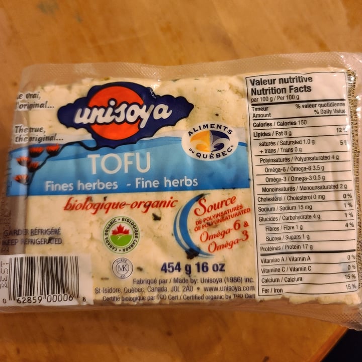 Tofu Ferme 454g bio