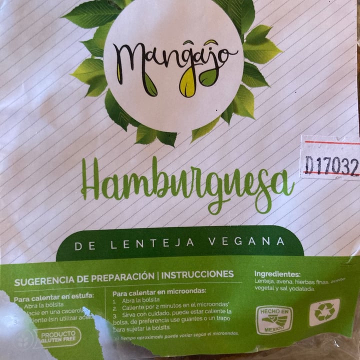 photo of Mangajo Hamburguesas De Lenteja shared by @abi88 on  08 Mar 2021 - review