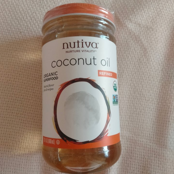 photo of Nutiva Organic coconut oil - Refined shared by @veganmolly on  21 Sep 2021 - review