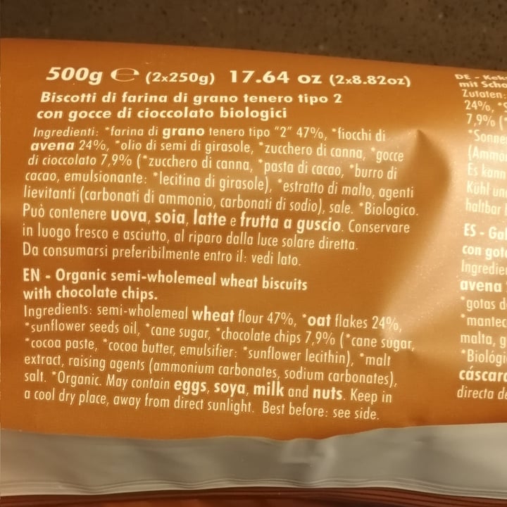 review photo of Natura Sì Biscotti Al Cioccolato shared by @chi7 on 05 Apr 2022 - review