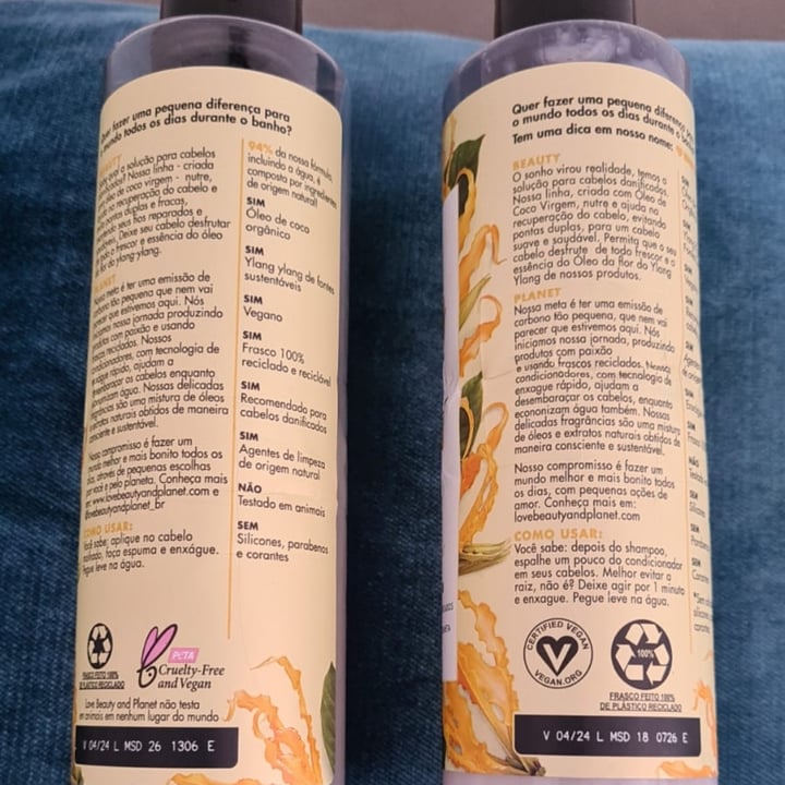 photo of Love Beauty and Planet Shampoo shared by @carlossimoescampos85 on  23 Apr 2022 - review