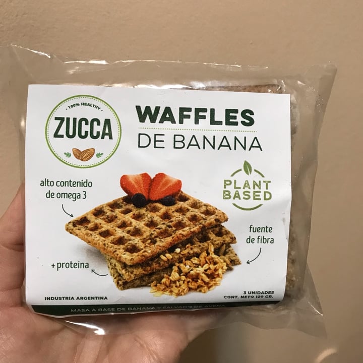 photo of Zucca Waffles De Banana shared by @esteficasotti on  04 Jun 2022 - review