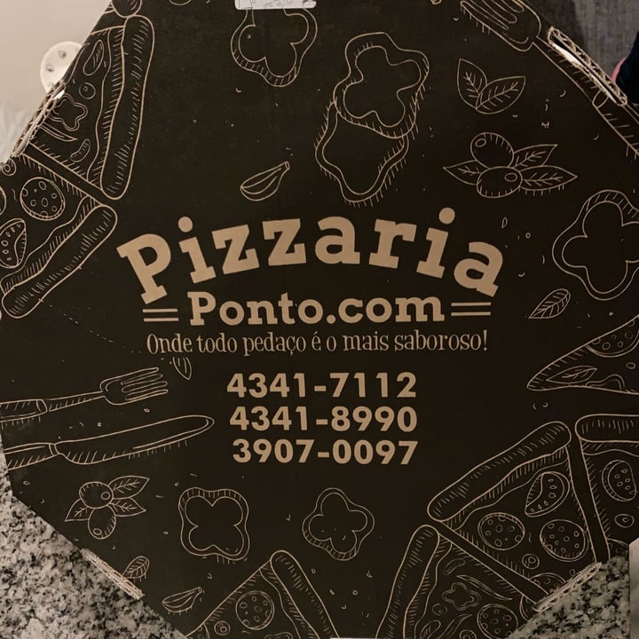 review photo of Pizzaria Ponto.Com Sbc Pizza Vegana “Meio-a-meio” shared by @debhvt on 07 Jun 2022 - review