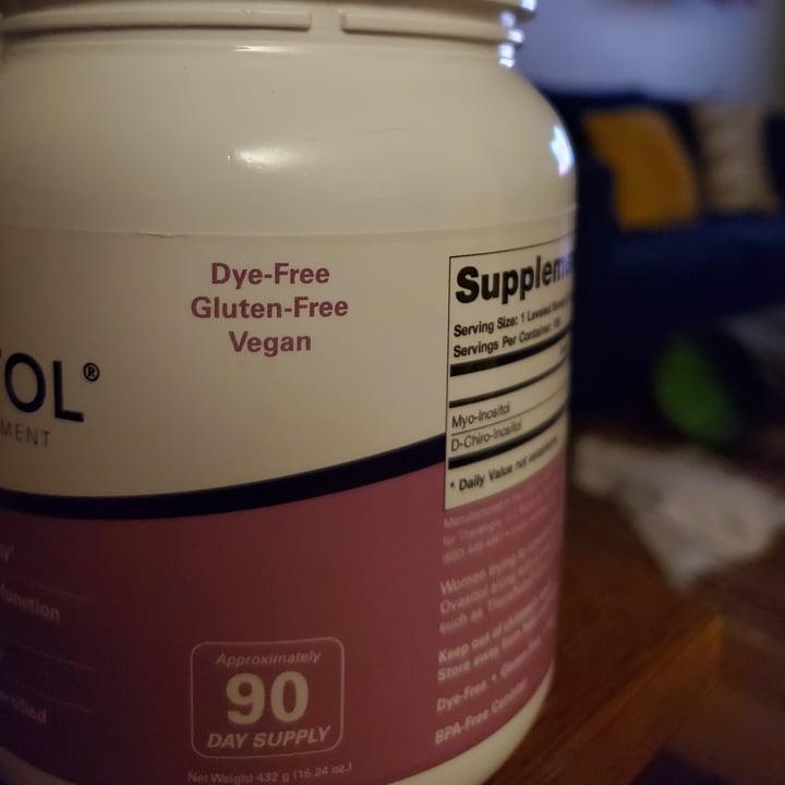 photo of Theralogix Nutritional Science Ovasitol Inositol Supplement shared by @chochos on  30 May 2022 - review